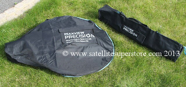 Maxview Precision 65cm twin LNB dish kit